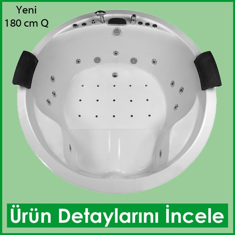 180 yuvarlak jakuzi