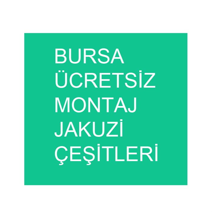 Jakuzi fiyatları bursa